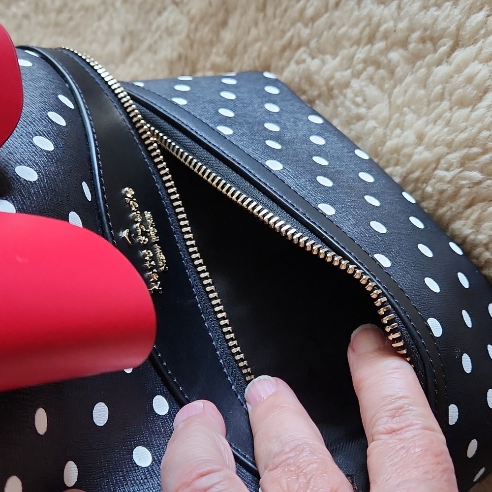 Disney X Kate Spade Polka Dot Minnie Mouse Backpack & Wallet Set 🖤🐭❤️♠️ - Picture 9 of 16